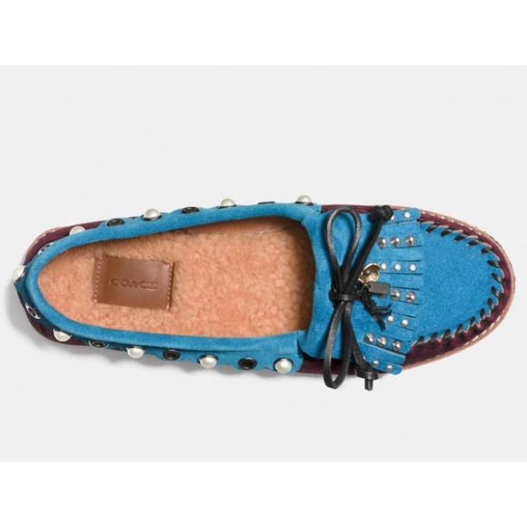 Coach Shoes - Coach Roccasin Suede Moccasin 8B
